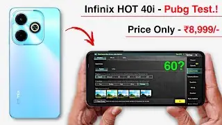 Infinix HOT 40i Pubg Test - Graphics Test - Price Only ₹8,999/-😱