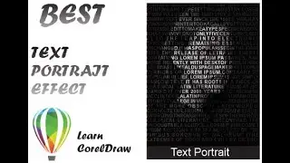 Best Text Portrait | CorelDraw | Effects