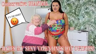 MY CONSERVATIVE GRANDMA RATES MY *REVEALING* VALENTINES DAY OUTFITS!! ft dolls kill