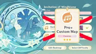 Windblume Festival 1 - Invitation of Windblume Pro+ (custom beatmap) | Genshin Impact 3.5 Event