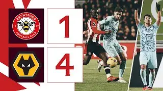 Hwang double beats Bees 🐺🐝  | Brentford 1-4 Wolves | Premier League Highlights