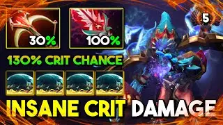 GLOBAL CRITICAL DAMAGE CARRY By Kiriytch Arc Warden With 130% Crit Chance Totally Dominates All DotA