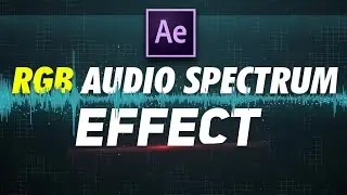 How to create RGB Audio Spectrum Effect - After Effects 2020 Tutorial