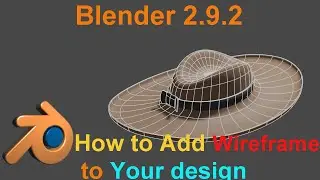 Blender 2.9.2 How To Add Wireframe To Your Render Design