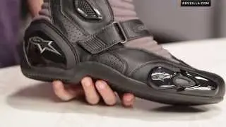 Alpinestars SMX 1 Vented Black Shadow Boots Review at RevZilla.com