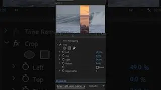 How to create a split screen effect in adobe premiere pro?
