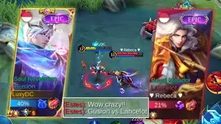 GUSION VS LANCELOT!! | GUSION FASTHAND VS AGGRESSIVE LANCELOT!! | WHO WILL WIN??!!