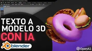 TEXTO a MODELO 3D con IA 🤯| Utilizando BLENDER 2025