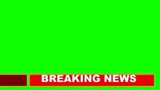 Breaking News Green Screen Templates | No Copyrights | Arish's Films