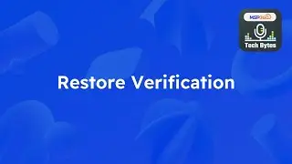 MSP360 TechBytes - Restore Verification