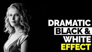 Dramatic Black & White Effect In Photoshop | Photoshop Tutorials |