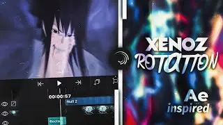 Xenoz Rotation in Alight motion (new method) ANDROID & iOS | TUTORIAL [ae inspired]