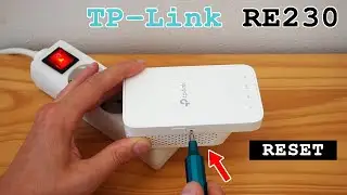 TP-Link RE230 Wi-Fi Extender Dual Band • Factory reset