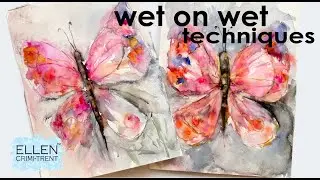 Watercolor Wet on wet techniques for any skill level