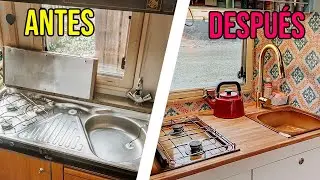 REFORMA completa AUTOCARAVANA | Nueva COCINA espectacular!!