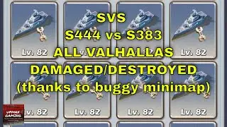 Top War - SVS 28.08.2021 - S444 vs S383 - LOSING ALL MY VALHALLAS