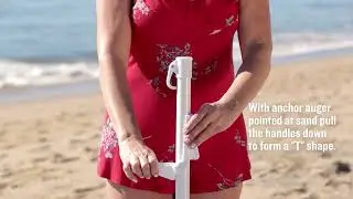 How to Set Up Your RIO Beach Umbrella with ANCHORX