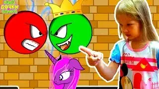 Красный Шар против Зеленого Короля Red Ball vs Green King #1 - Май Литл Пони #3 КАКАЯ ИГРА ЛУЧШЕ?