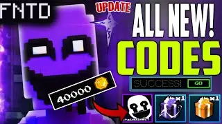 SEPTEMBER ! CODES  FNTD CODES UPDATE  CODES -  FOR FIVE NIGHTS TD - FNTD CODES *UPDATECODES!