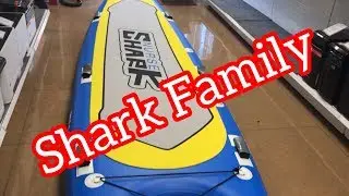 Обзор SUP Shark family 15 большой семейной сап доски | ATLANTSUP