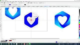 Corel Draw Tips & Tricks Heart and Polygon & Interactive Fill Tool Part 2