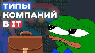 ТИПЫ КОМПАНИЙ В IT ДЛЯ САМЫХ МАЛЕНЬКИХ