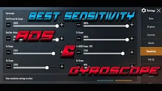 How to set the best sensitivity | ADS & Gyrscope | Pubg Mobile