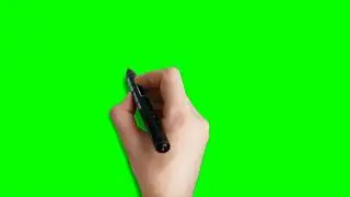 Hand Drawn / Mão Desenhando – Green Screen / Chroma Key