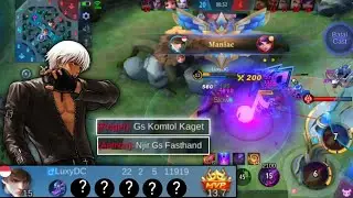 REAKSI MUSUH LIAT GUSION LUXYDC | TOP 1 GLOBAL GUSION | GUSION FAST HAND~Mlbb