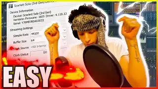 How to record with NO LATENCY *if you have a BAD PC*