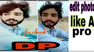 how to edit DP like A pro for facebook.. insta ..