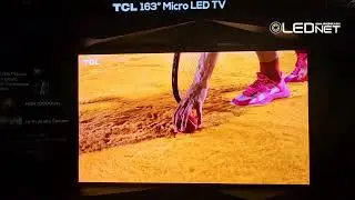 [CES 2025] TCL CSOT, 163-inch Micro LED TV