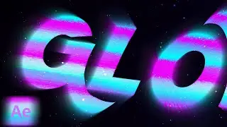 Create Trippy Psychedelic Text Animation in After Effects. After Effects Tutorial