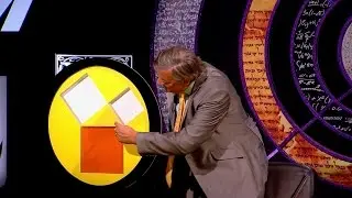 Demonstrating Pythagoras theorem using a clever gadget - QI: Series M Episode 5 Preview - BBC Two