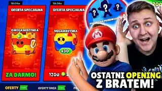 OSTATNI MEGA BOX OPENING z BRATEM w BRAWL STARS!🥺 (2 Nowych Zadymiarzy na KONIEC SKRZYNEK!)| Da Mian