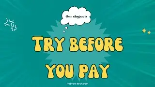 try before you pay slogan