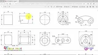 Cara menggambar 2d dengan autocad (teknik mesin) #1