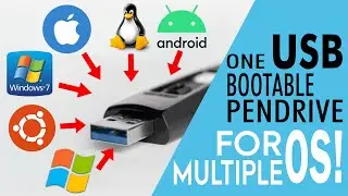 How to Create Multiple OS in One USB | Ultimate Multiboot Pendrive for all ISO | Windows 7,10, Linux