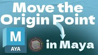 How to Move the Origin/Pivot Point in Maya