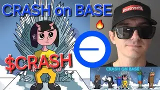 $CRASH - CRASH on BASE TOKEN CRYPTO COIN HOW TO BUY COINBASE BLOCKCHAIN UNISWAP MEMECOIN BASECHAIN