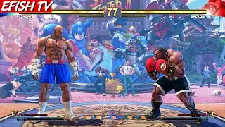 Sagat vs Balrog (Hardest AI) - Street Fighter V