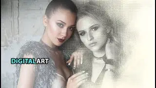 Turn Your Photo into pencil Sketch effect in Photoshop#digitalart