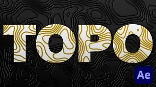 Topographic Textures in Adobe After Effects