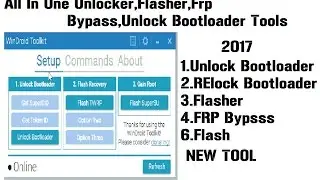 A new All In One Tool For Android-Unlocker-Unlock Bootloader-Root-flasher-FRP-WinDroid Toolkit v3.1