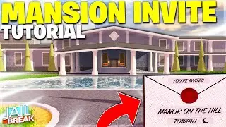 How To Get a *MANSION INVITE* in Roblox Jailbreak