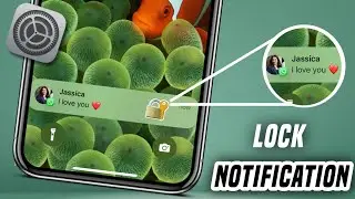 How To Lock/Hide Notifications Bar in Lock Screen iPhone | How To Hide Notifications On iPhone |