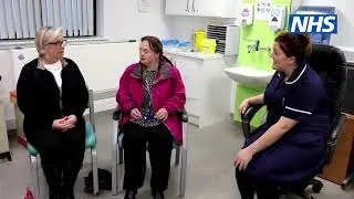 Rachael and her Mum's Covid autumn booster and flu vaccinations at their GP practice in Hull