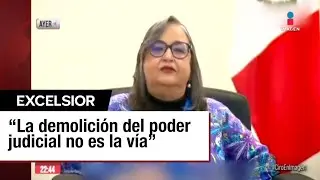 Norma Piña propone una reforma alternativa a la de López Obrador