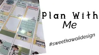 Plan With Me | Erin Condren Vertical Life Planner | Pre-Plan Sweet Kawaii Design