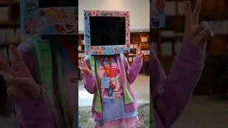 TV Head Cute Cosplay Girl on Furlandia 2023 - Photoshoot Video